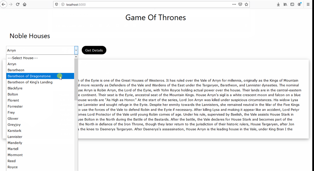 Blazor WASM Application